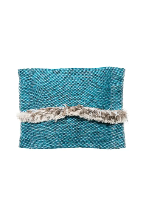 Silky Cushion 40 × 47 – Azure