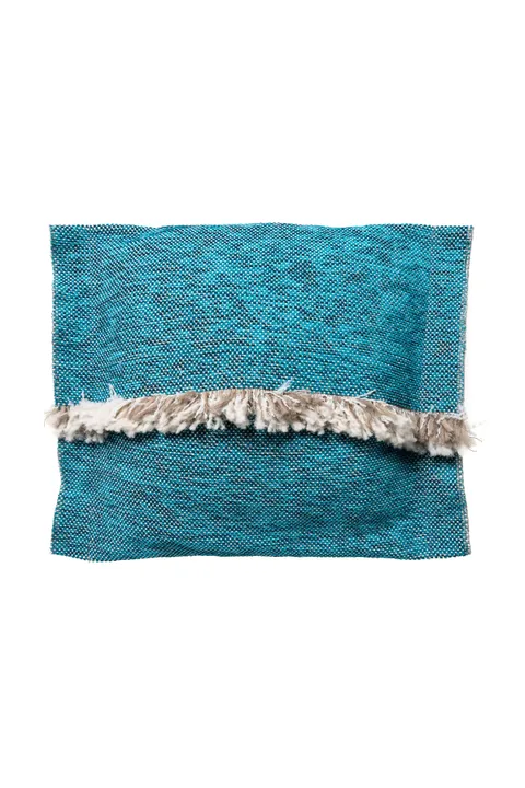 Silky Cushion 50 × 57 – Azure