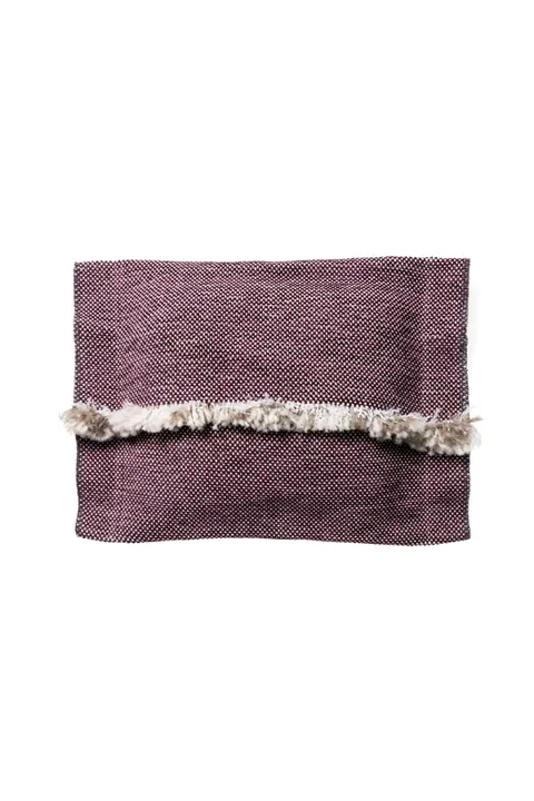 Silky Cushion 40 × 47 – Eggplant
