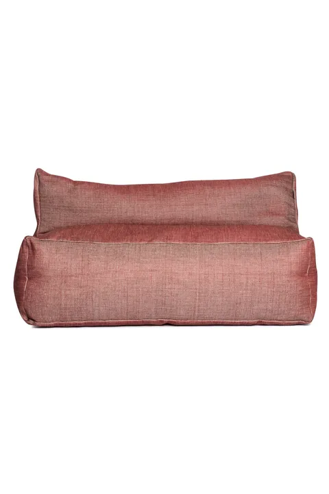 Dotty Love Seat – Oxblood Red