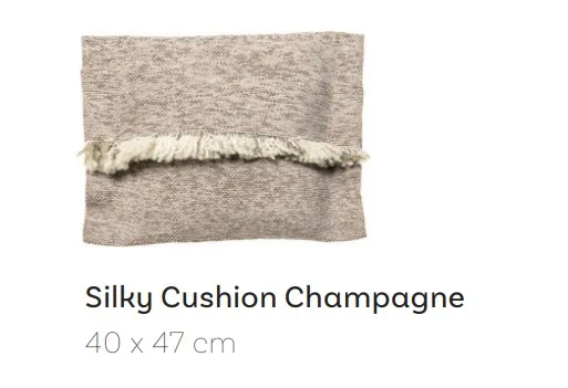 Rozměrové schéma – Silky Cushion 40 × 47